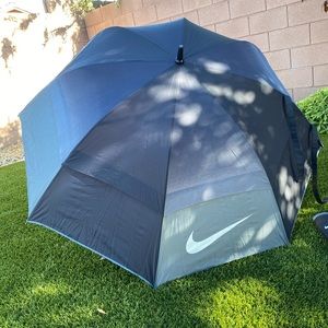 Nike 62” Double Canopy Manual Open Golf Umbrella